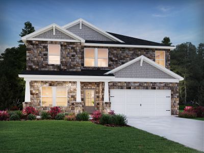 New construction Single-Family house 5150 Crescendo Cir, Fairburn, GA 30213 plan Chatham Basement - image