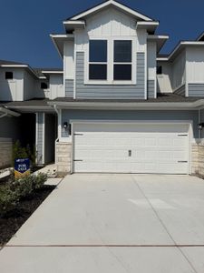 New construction Townhouse house 2538 Jack Nora Wy, Round Rock, TX 78665 plan The Robson - image
