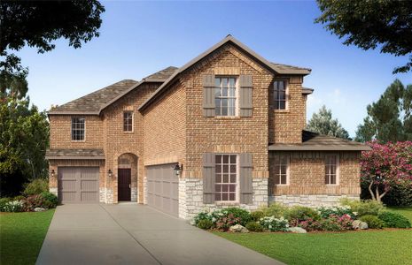 New construction Single-Family house 701 Soaring Hawk Dr, Aledo, TX 76008 plan Yorktown J - image