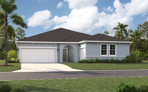 New construction Single-Family house 13000 Trovita Dr, Grand Island, FL 32735 plan Southgate - image