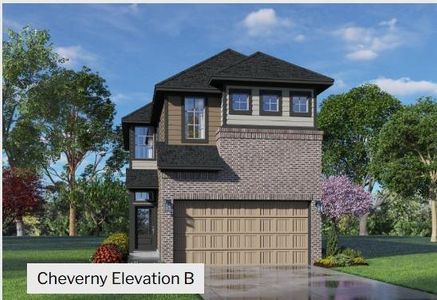 New construction Single-Family house 544 Red Cascade Trl, Willis, TX 77318 plan The Cheverny - image