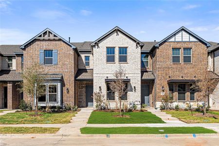 New construction Townhouse house 6531 Baritone Court, Sachse, TX 75048 Brown Homeplan- photo 0