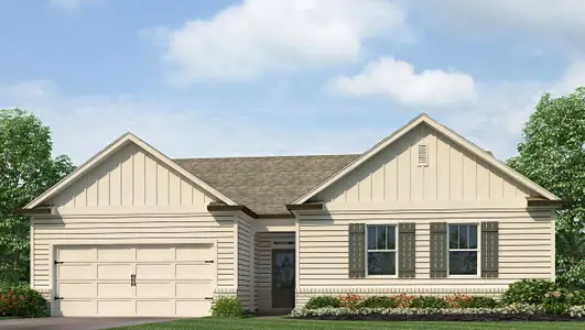 New construction Single-Family house 684 Gulledge Rd, Dallas, GA 30132 plan Denton - image