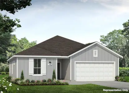 New construction Single-Family house 2651 Winding Creek Rd, Kyle, TX 78640 plan 1657 Casetta - image