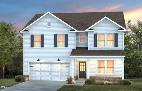 New construction Single-Family house 321 Bridle Brook Wy, Fuquay Varina, NC 27526 plan Hampton - image