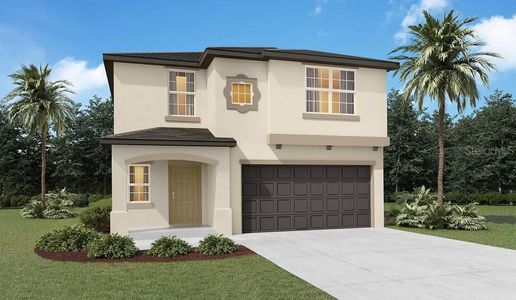 New construction Single-Family house 2507 Victorious Falls Avenue, Plant City, FL 33563 Boston- photo 0