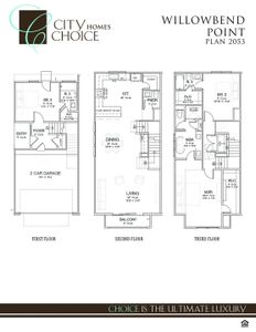 New construction Townhouse house 10608 Cascade Ledge Ln, Houston, TX 77025 Plan 2053- photo 1 1