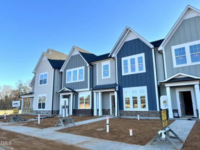 New construction Townhouse house 3181 Mission Olive Place, New Hill, NC 27562 - photo 0