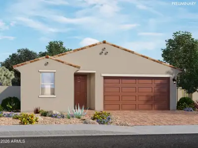 New construction Single-Family house 4458 W Hunter Trl, San Tan Valley, AZ 85144 plan Leslie - image