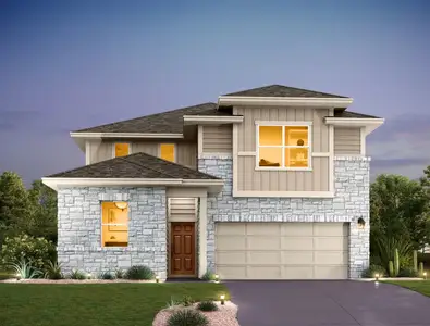 New construction Single-Family house 121 Jans Wy, Georgetown, TX 78626 plan Wyatt - image