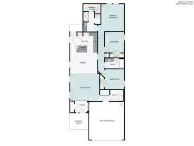 New construction Single-Family house 104 Spokeshave Ln, Liberty Hill, TX 78642 plan Cascade 1450 - image 3