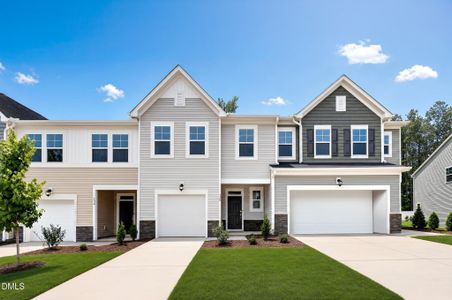 New construction Townhouse house 130 Tree Moss Ct, Rolesville, NC 27571 plan Carson II - image
