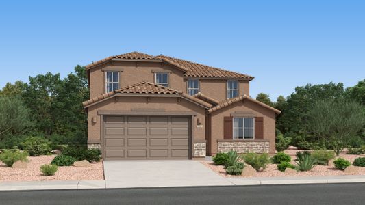 New construction Single-Family house 17395 S Ironwood Bend Dr, Vail, AZ 85641 plan Picacho - image