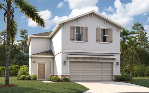 New construction Single-Family house 10047 Morning Meadowlark Trl, Parrish, FL 34219 plan The Atrium - image