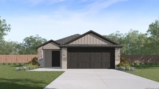New construction Single-Family house 5023 Fannin Crane, San Antonio, TX 78245 plan The Uma - image