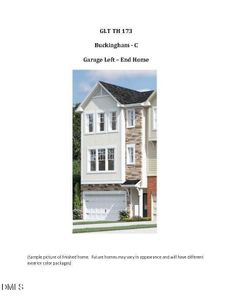 New construction Townhouse house 10003 Secluded Garden Dr, Unit 173, Apex, NC 27523 - image