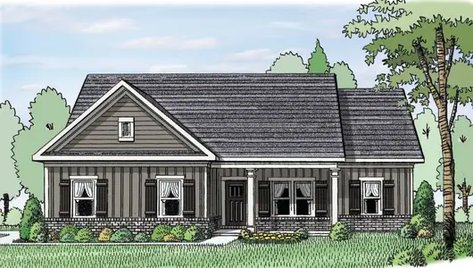 New construction Single-Family house 911 Ammons Bridge Rd, Monroe, GA 30655 plan (GA)The Carson | Side Entry - image