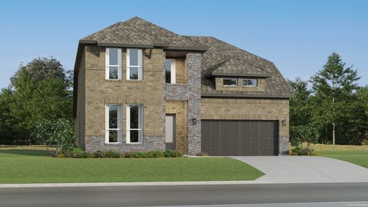 New construction Single-Family house 8916 San Carlos, Seguin, TX 78155 plan Bridle - image