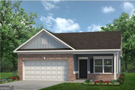 New construction Single-Family house 1486 Trellis Ct, Unit 43), Hampton, GA 30228 The Piedmont- photo 0