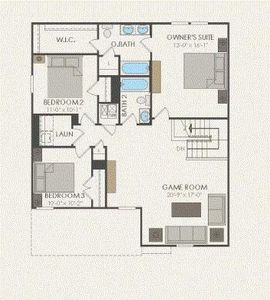 Pulte Homes, Sandalwood floor plan