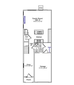 New construction Townhouse house 3622 Teslow Dr, Charlotte, NC 28215 plan Dahlia - Genesis Value Collection - image