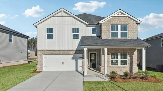New construction Single-Family house 1428 High Falls Ln, Grayson, GA 30017 plan Taylorsville - image