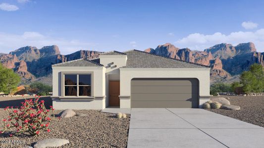 New construction Single-Family house 5259 E Midnight Star Drive, San Tan Valley, AZ 85143 - photo 0