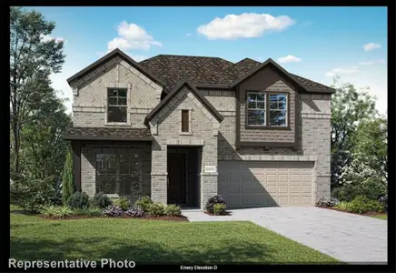 New construction Single-Family house 612 Corner Post Ln, Little Elm, TX 76227 plan Emery - image