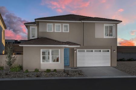 Exterior at Night | Wilson | Rev at Eastmark | Mesa, AZ | Landsea Homes