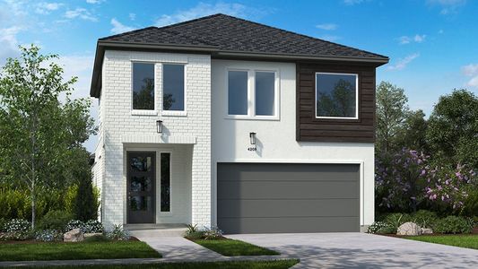 New construction Single-Family house 9235 Willowbank Gap Ln, Cypress, TX 77433 plan Portsmouth - image