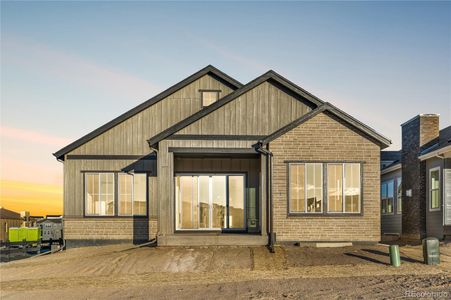 New construction Single-Family house 6749 Fawn Path Ln, Castle Pines, CO 80108 plan 4082 Heritage Elevation B - Colorado Ranch - image