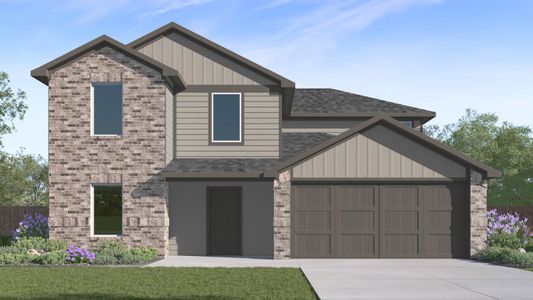 New construction Single-Family house 124 Baby Calf Roping Rd, Jarrell, TX 76537 plan Denise - image
