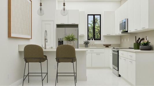 New construction Townhouse house 1550 NE 26th St, Wilton Manors, FL 33305 plan Astor - Skyview - image 8