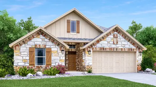 New construction Single-Family house 1608 Tinnen House St, Georgetown, TX 78628 Gilson- photo 0