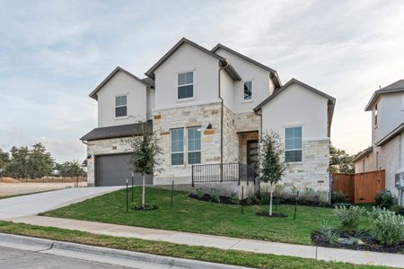 New construction Single-Family house 313 Smoke Signal Ct, Liberty Hill, TX 78642 plan Bryker - image