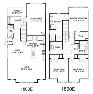 New construction Townhouse house 719 Pinecone Dr, Unit 28, Gastonia, NC 28056 plan 1800 Townhome - image