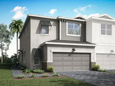 New construction Townhouse house 3624 Nw Solange Ct, Jensen Beach, FL 34957 plan Eastwind - image