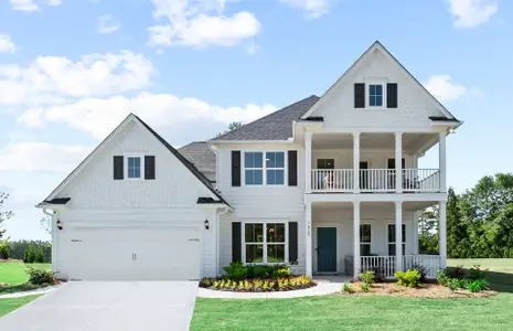 New construction Single-Family house 7231 Thistle Down Wy, Flowery Branch, GA 30542 plan Riverton - image