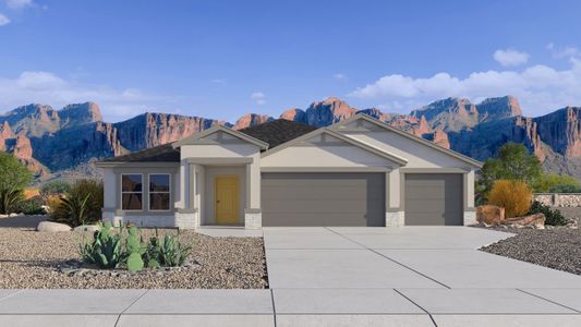 New construction Single-Family house 5706 E Rosina Dell Pl, San Tan Valley, AZ 85140 plan Fairfield - image