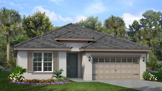 New construction Single-Family house 2442 Wise River Ln, Zephyrhills, FL 33541 Hampton II- photo 0 0