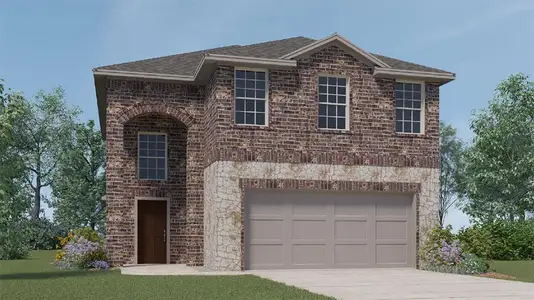New construction Single-Family house 505 Epiphany Ln, Lavon, TX 75166 plan Brisbane - image