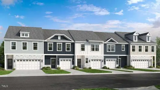 New construction Townhouse house 8732 Wardle Ct, Wake Forest, NC 27587 plan Magnolia - image