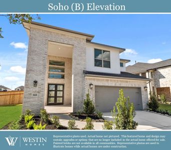 New construction Single-Family house 31410 Slumbering Sage Drive, Fulshear, TX 77441 The Soho- photo 0