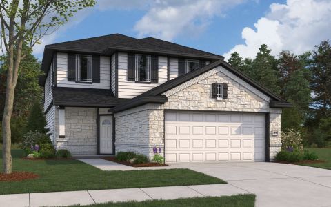 New construction Single-Family house 15090 Homing Mdw, San Antonio, TX 78253 plan Mansfield - image