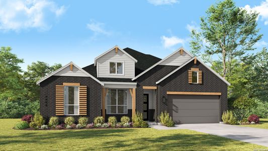 New construction Single-Family house 11618 Hackford, San Antonio, TX 78254 plan Ramsey - image