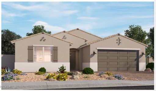 New construction Single-Family house 15800 W El Cortez Pl, Surprise, AZ 85387 plan Amber - image