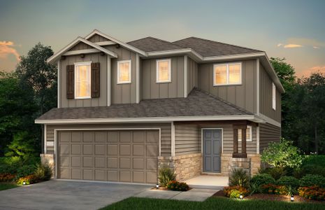 New construction Single-Family house 1105 Paradise Canyon Cove, Jarrell, TX 76537 Modena- photo 0