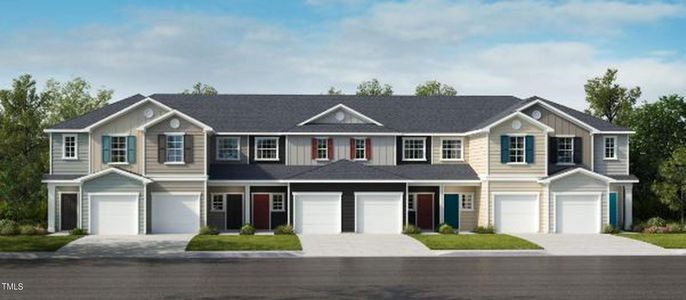 New construction Townhouse house 2105 Rockface Way, Durham, NC 27703 - photo 0