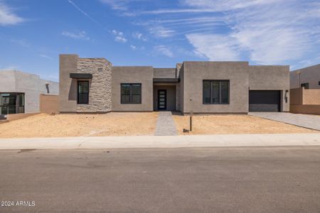 New construction Single-Family house 34159 N Borgata Trail, Queen Creek, AZ 85144 Plan 7522 Exterior B- photo 0