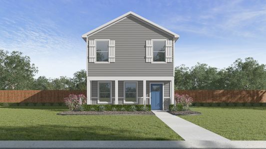 New construction Single-Family house 14877 Gold Lace Cactus, San Antonio, TX 78221 plan The Ranger - image